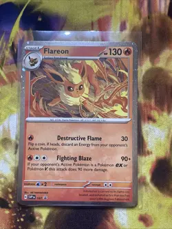 Flareon (Cosmos Holo) 167 Scarlet & Violet Black Star Promos NM HOLO - Image 1