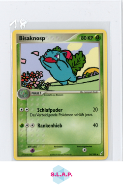 BISAKNOSP POKEMON 34/100 EX CRYSTAL GUARDIANS 2006 GERMAN - Image 1