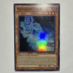 Yugioh! Magician's Rod The Dark Illusion TDIL-EN019 1st Edition Foil LP - Image 1