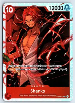 Shanks - OP09-004 (Reprint) One Piece Premium Booster -The Best- Vol. 2 Foil - Image 1