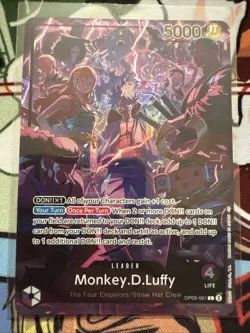 Monkey.D.Luffy (English Version 2nd Anniversary Set) OP09-061 One Piece... - Image 1