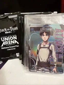 Union Arena Battle Attack On Titan 8 Release Event Packs 8 Promos & 1 Winner 🔥 - Image 1