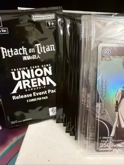 Union Arena Battle Attack On Titan 8 Release Event Packs 8 Promos & 1 Winner 🔥 - Image 3