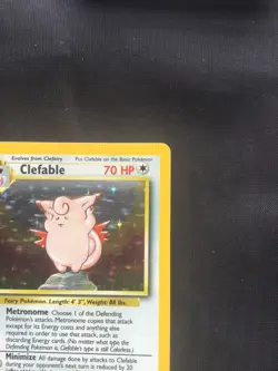 Pokemon Cards: Jungle Rare Holo: Clefable 1/64 - Image 4