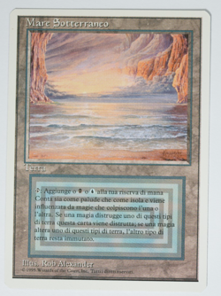 Underground Sea (Italian) Magic Card Foreign White Border MTG - Image 1