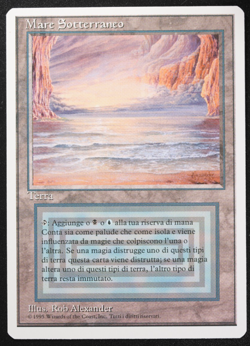 Underground Sea (Italian) Magic Card Foreign White Border MTG - Image 3