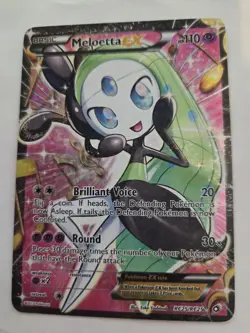 Pokemon TCG Meloetta EX Full Art Ultra Rare Card RC25/RC25 MP - Image 1