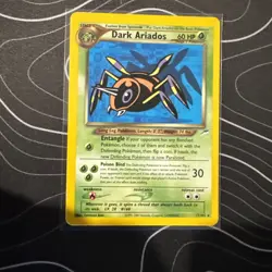 Pokemon Card - Dark Ariados Neo Destiny 17/105 Rare LP - Image 1