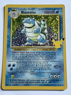 Blastoise 2 / 102 Pokemon Celebrations Classics 2021 Mint - 9.0 + Holo Rare - Image 4