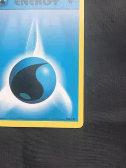 Pokemon Cards: Base Set 1st Edition Common: Water Energy 102/102 - Image 4