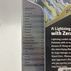 Pokemon TCG: Zeraora V 60-Card Battle Deck – NEW/Factory Sealed, Luxray, Luxio 728192557675 - Image 3
