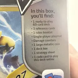 Pokemon TCG: Zeraora V 60-Card Battle Deck – NEW/Factory Sealed, Luxray, Luxio 728192557675 - Image 4