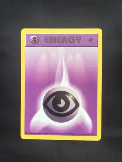 Pokemon Cards: Base Set 1st Edition Common: Psychic Energy 101/102 - Image 1