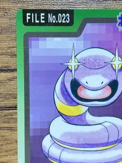 Pokemon Carddass Card Ekans File No.23 Bandai Pocket Monsters 1997 - Image 3