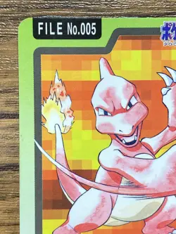Pokemon Carddass Card Charmeleon File No.5 Bandai Pocket Monsters 1997 - Image 3