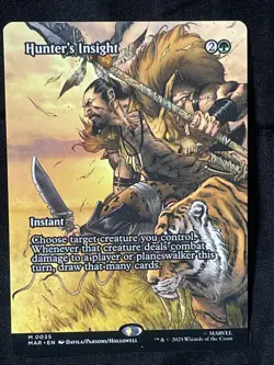 Hunter's Insight (Borderless) Marvel Universe Eternal-Legal Regular MTG - Image 1