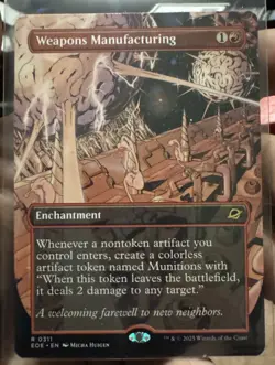 MTG Weapons Manufacturing Magic: The Gathering Edge of Eternities Rare #0311 - Image 1