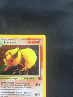 Pokemon Cards: Jungle Rare Holo: Flareon 3/64 - Image 4