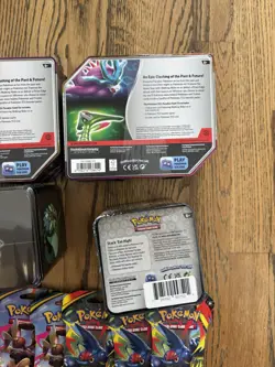 Pokemon TCG Tins Lot And Packs Lot - New- Surging Sparks Phantasmal Flames More - Image 3
