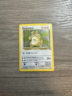 Pokemon TCG Kangaskhan Jungle 5/64 Holo Unlimited Holo Rare MP - Image 2