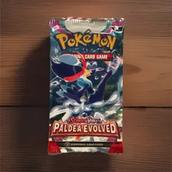Pokemon TCG Scarlet & Violet Paldea Evolved Booster Pack 10 Cards English 2023 - Image 1