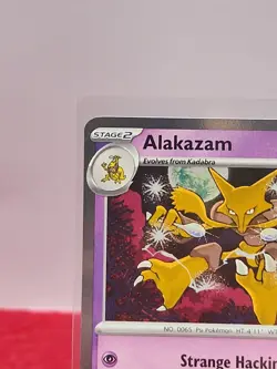 Alakazam Holo Rare SV06: Twilight Masquerade TWM 082/167 Pokemon Card TCG NM New - Image 3