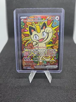 Pokemon Meowth EX 121/088 Me03: Perfect Order Full Art Holo Rare - Image 1