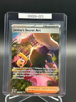 Pokemon TCG Janine’s Secret Art 173/131 Prismatic Evolutions FA Trainer B0009-02 - Image 1
