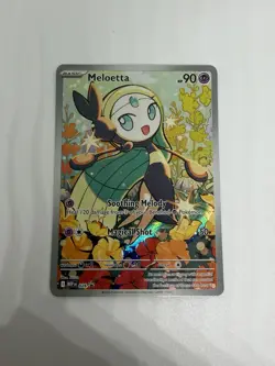 Pokemon Meloetta Illustration Rare Holo 026 Me: Mega Evolution English Basic HP… - Image 2