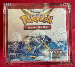 Pokemon TCG - Sword & Shield: Silver Tempest Booster Box 💎 Sealed 💎 w/ Acrylic - Image 1