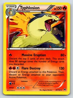 Typhlosion 20/162 Holo Rare BREAKthrough Pokemon Near Mint - Image 1