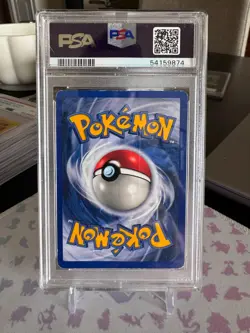 1999 POKEMON BASE SET SHADOWLESS HITMONCHAN HOLO PSA 4 - Image 2