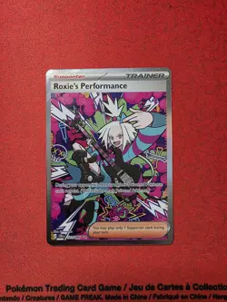 Pokemon TCG Roxie's Performance Chaos Rising 121/086 SR FA Holo EN - Image 2