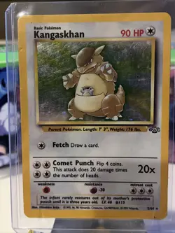 Pokemon TCG Kangaskhan Jungle 5/64 Holo Unlimited Holo Rare HP 2 - Image 1