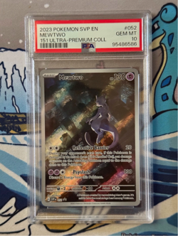 2023 Pokemon Promo Svp En 052 Mewtwo 151 Upc Ultra Premium Psa 10 Gem Mint - Image 1