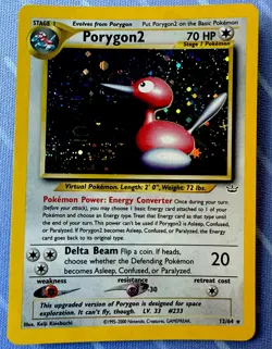 Porygon2 - HOLO 12/64 Neo Revelation VINTAGE 2000 Pokemon - Image 1