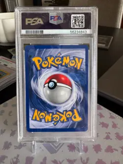 1999 POKEMON BASE SET UNLIMITED POLIWRATH HOLO PSA 5 - Image 2