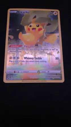 Pokemon Pikachu GG30/GG70 Crown Zenith Galarian Gallery Ultra Rare Holo FA - Image 2