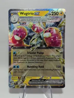 Wugtrio ex 060/162 Double Rare Holo Temporal Forces Pokemon TCG - Image 1