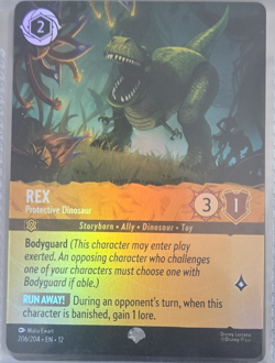 Ravensburger Disney Lorcana TCG Rex Protective Dinosaur 206/204 Enchanted EN - Image 1