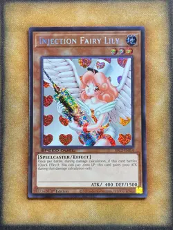Yugioh Injection Fairy Lily SBC2-ENI14 Speed Duel Secret Rare 1st Ed NM - Image 1