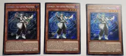 3x Yu-Gi-Oh! Crowley, The Gifted Magistus Secret Rare BLMM-EN044 1st Ed LP - Image 1
