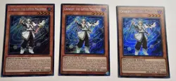 3x Yu-Gi-Oh! Crowley, The Gifted Magistus Secret Rare BLMM-EN044 1st Ed LP - Image 2
