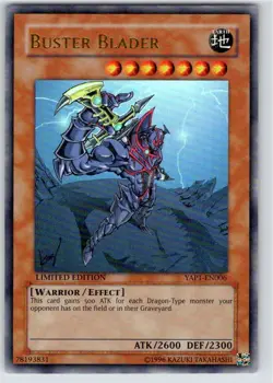 Buster Blader YAP1-EN006 Ultra Rare Anniversary Pack Lightly Played - Image 1