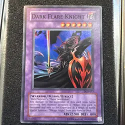 Yu-Gi-Oh TCG Dark Flare Knight DCR-017 Dark Ultra Rare NM - Image 1