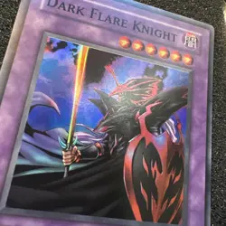 Yu-Gi-Oh TCG Dark Flare Knight DCR-017 Dark Ultra Rare NM - Image 3