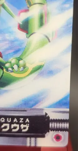 Pokemon RAYQUAZA No.01 3D Lenticular Card Anime Bandai Carddass Zukan - Image 5