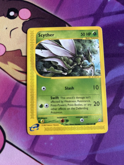 Scyther - 106/147 [Aquapolis] Pokemon TCG - e-Reader Vintage Card - LP - Image 1