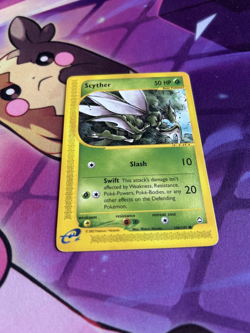 Scyther - 106/147 [Aquapolis] Pokemon TCG - e-Reader Vintage Card - LP - Image 3