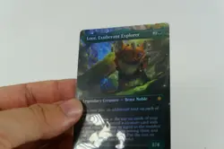 Loot, Exuberant Explorer (Borderless) -Foil Light Play MTG Foundations - Image 2